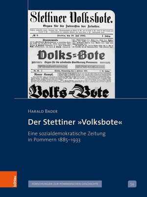 cover image of Der Stettiner »Volksbote«